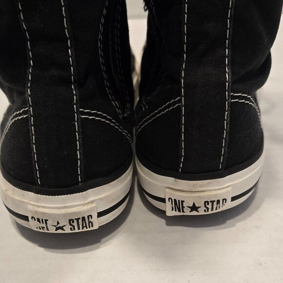CONVERSE JUNIOR ONE STAR CALF HIGH LACE UP SNEAKERS - Picture 4 of 10
